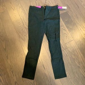 Skinny legging dress pants.